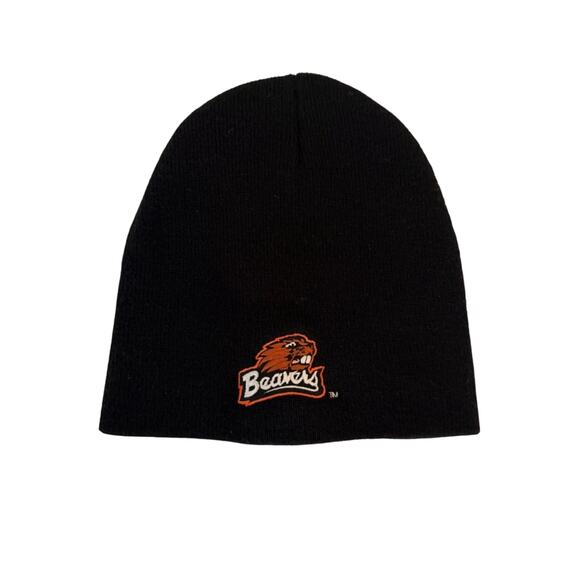 Oregon State Beavers Embroidered Logo College Sport Shane Co Knit Beanie Hat - Picture 1 of 4